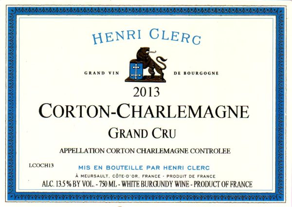 Clerc Corton Charlemagne