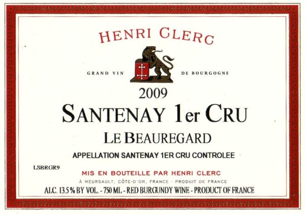 Clerc Santenay 1er Cru