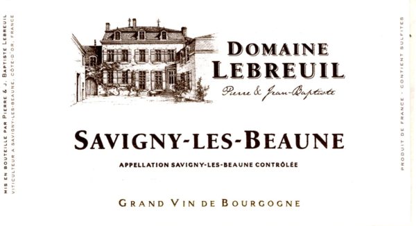 Lebreuil Savigny les Beaune Rouge