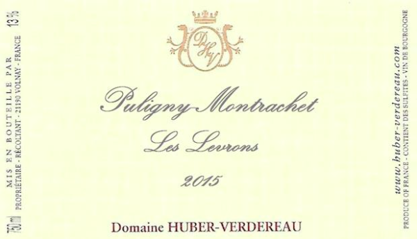 Huber-Verdereau Puligny Montrachet Les Levrons